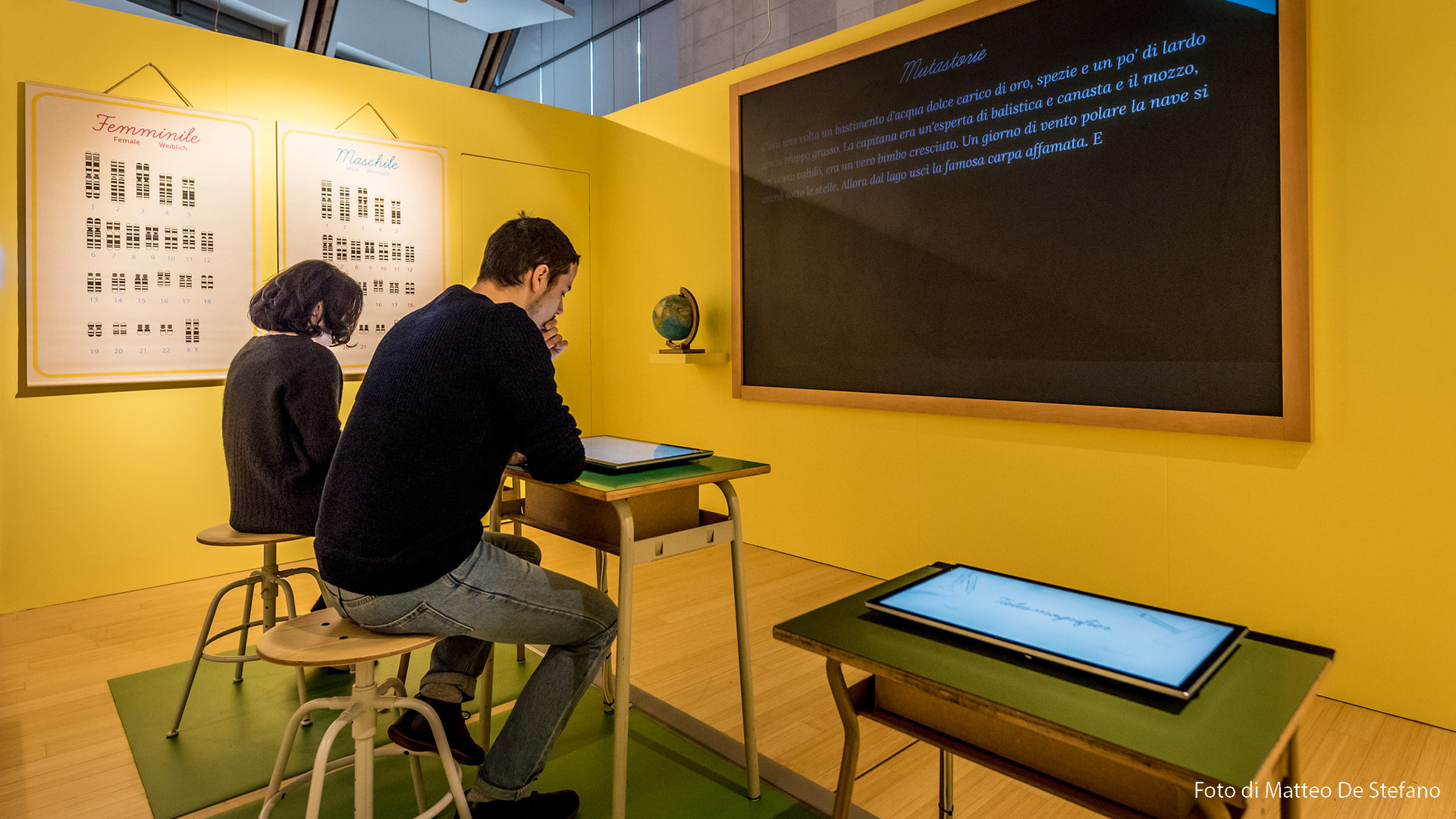 Museo Trento – Genoma Umano-installazione multimediale-lorri